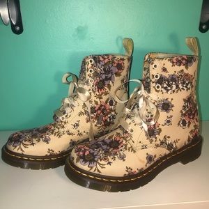 Floral Dr. Martens boots